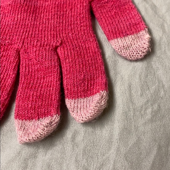 ✅ PINK Girls Girl Kids Tech Touch Warm Winter Gloves Glove Mittens Hand Warmers - Picture 5 of 8